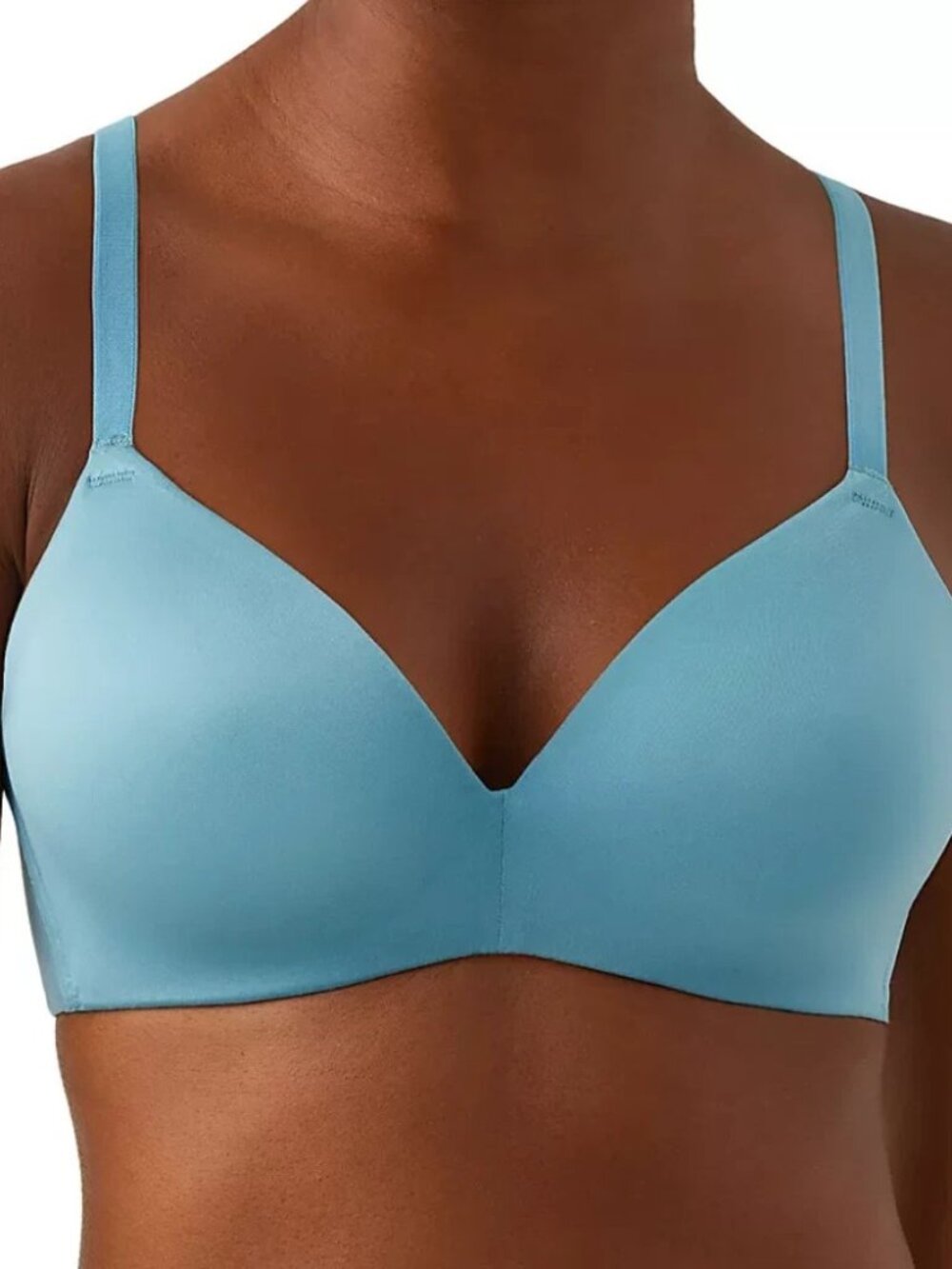 b.tempt'd by Wacoal 32D Future Foundation WireFree T-Shirt Bra 956281 Blue Reef